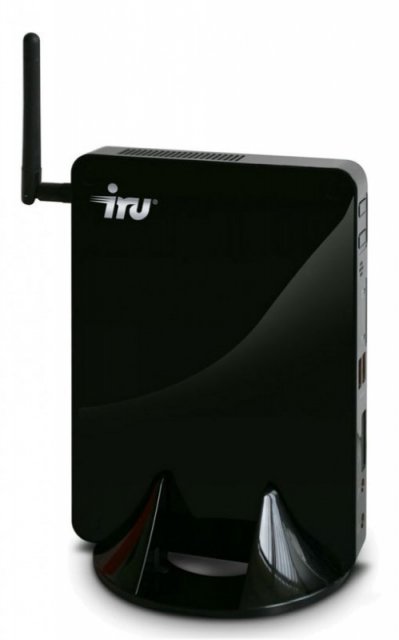 Неттоп IRU 121 ZC E350/1Gb/250Gb/HD6310/MCR/DOS/WiFi/DVI/HDMI/black